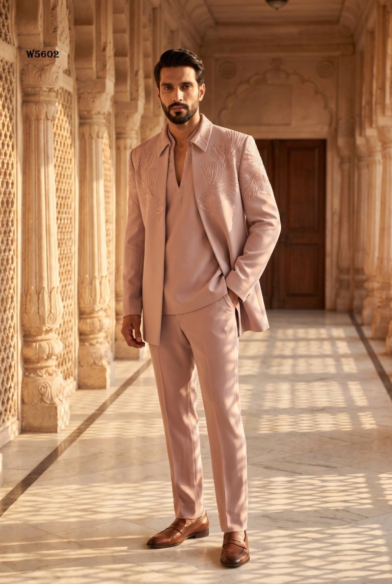 Outluk Wedding Vol 56 Lachaka Hand Work Designer Jodhpuri Suit